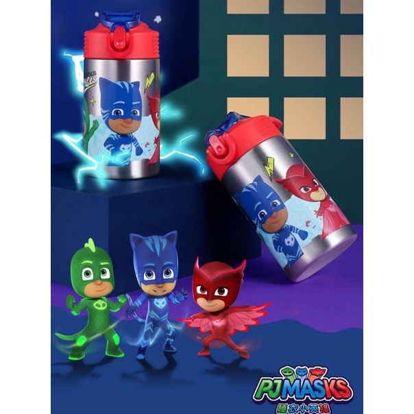กระติกน้ำเก็บอุณหภูมิสำหรับเด็ก ลาย PJ mask