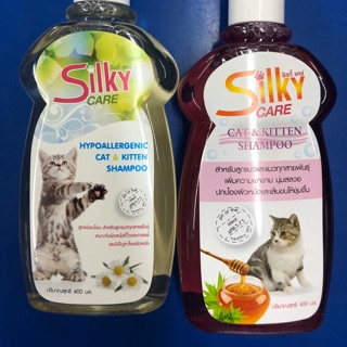 Silky แชมพูแมว silky 400มล.  ราคาดี