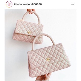 กระเป๋า Littlebunnystore หนังแท้ทั้งใบ รุ่น Mini coco handle