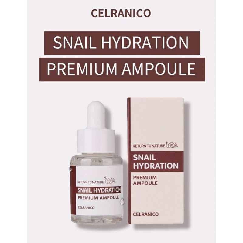 Celranico Return To Nature Snail Hydration Premium Ampoule