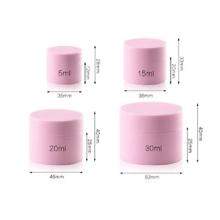 กระปุกครีม2ชั้นสีพาสเทล พร้อมส่ง