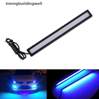 Twth ไฟตัดหมอก LED COB DC 12V 17 ซม. กันน้ํา สีฟ้า สําหรับรถยนต์