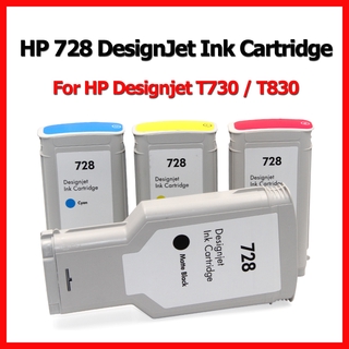 HP 728 130-ml Black / Cyan / Magenta / Yellow DesignJet Ink Cartridge hp728 hp728bk