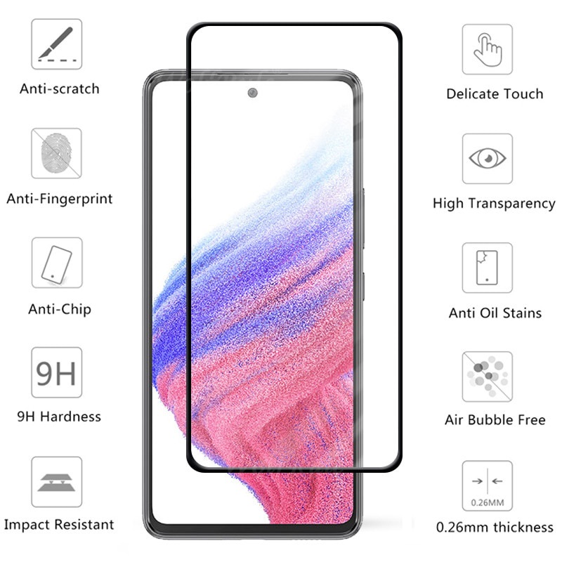ฟิล์มกระจกนิรภัย สำหรับ Samsung Galaxy A13 A13 5G A23 A23 5G A33 5G A53 5G A73 5G ฟิล์มกระจกนิรภัยเต็มจอ #5