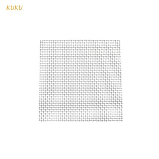 [KUKU] ใหม่ แผ่นตาข่ายลวดสเตนเลส 8x8 ซม. สําหรับตกแต่งตู้ปลา