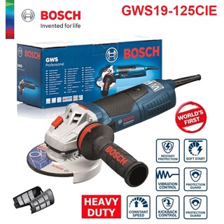 BOSCH หินเจียร5" GWS19-125CIE ของแท้ประกันศูนย์1ปี