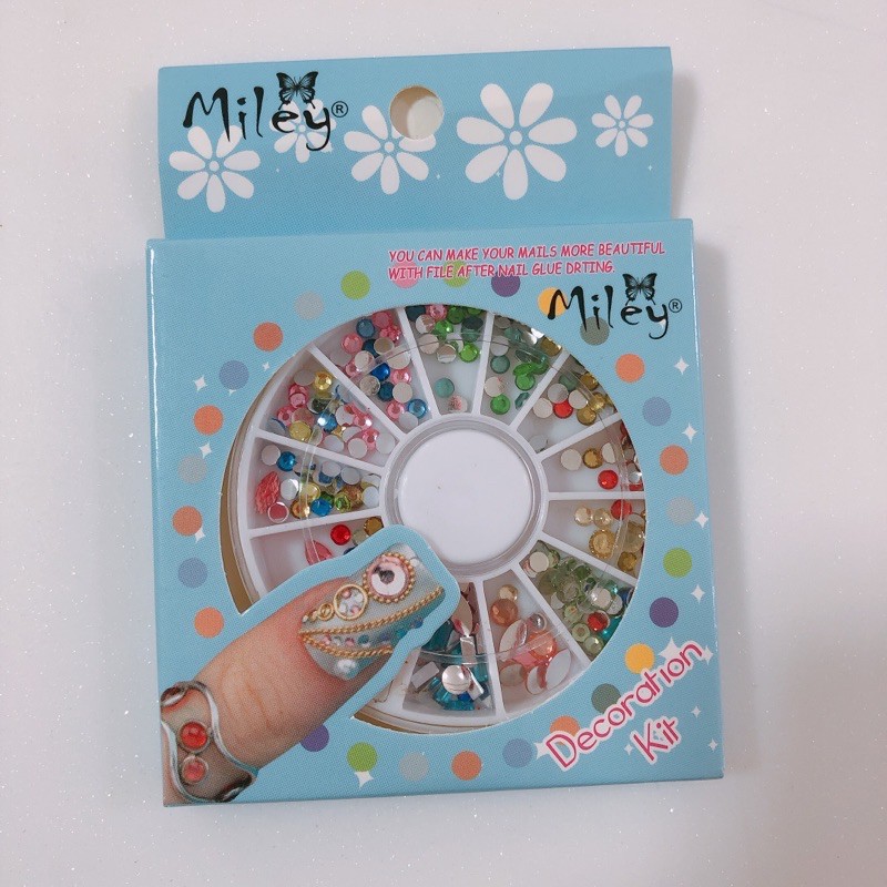 DIY 3D NAIL ART คริสตัลติดเล็บ ตกแต่งเล็บ 3D หลากสี Gelboy