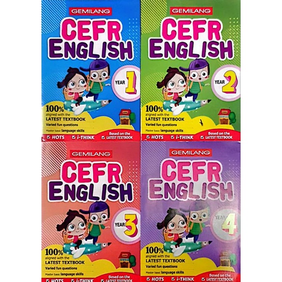 2022 KSSR SAMAKAN GEMILANG ผู้ดูแลการกลั่น CEFR ENGLISH YEAR 1/YEAR 2/YEAR 3/YEAR 4/YEAR 5 WorkbookA