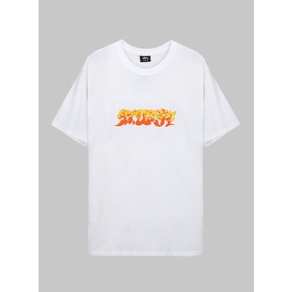 เสื้อยืด ลาย STUSSY - FLAME TSHIRT STUSSY MIRROR 1:1 ของแท้