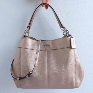 Coach  Small Lexy Pebbled Leather