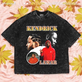 เสื้อยืดผ้าฝ้ายพิมพ์ลายขายดี เสื้อยืด ขนาดใหญ่ พิมพ์ลาย LAMAR KENDRICK | เสื้อยืด ขนาดใหญ่ | เสื้อยืด ซักได้ | หินล้าง |