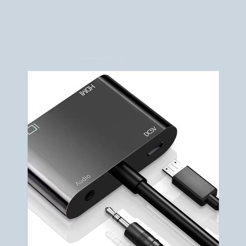 VGA TO HDMI อะแดปเตอร์ VGA Splitter 3.5 มม.Audio รูปที่ 6