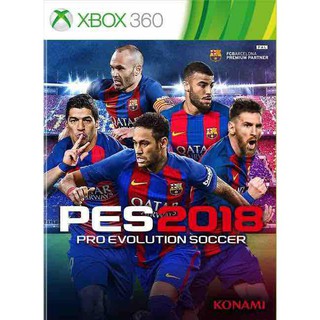 แผ่น XBOX 360 : PES 2018  ใช้กับเครื่องที่แปลงระบบ JTAG/RGH