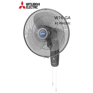 MITSUBISHI พัดลมติดผนัง 16 นิ้ว รุ่นเชือกดึง W16-GA / พัดลมติดผนัง 16 นิ้ว แบบรีโมทคอนโทรล W16-RA สีเทา / สีขาว