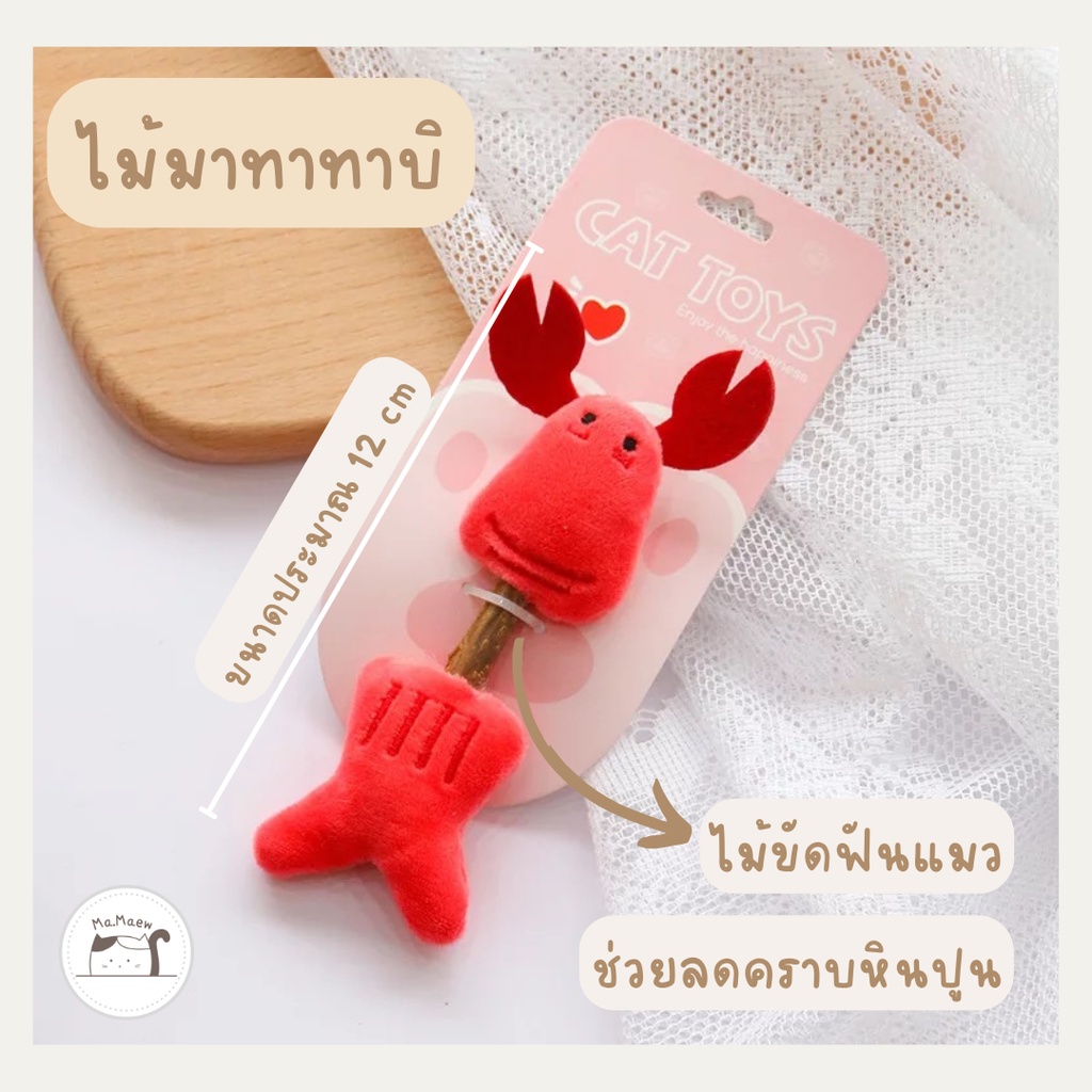 [D002] ของเล่นแมว ไม้มาทาทาบิ