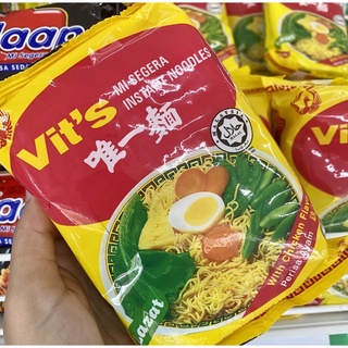 บะหมี่กึ่งสำเร็จรูป(มาม่า)​มาเลย์ยี่ห้อ VITS รสไข่(1ซอง)