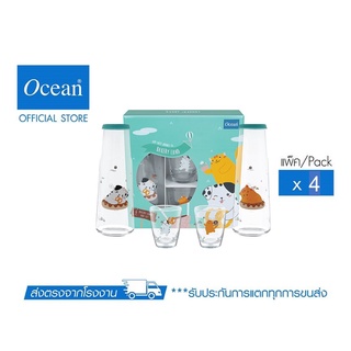 OCEAN ชุดเหยือกน้ำและแก้ว BAKERY LAND DUO SET (Pack of 4)