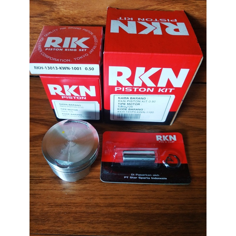 PISTON KIT VARIO 125 RIKEN SEHERVARIO 125 TECHNO VARIO 125 Fi RK