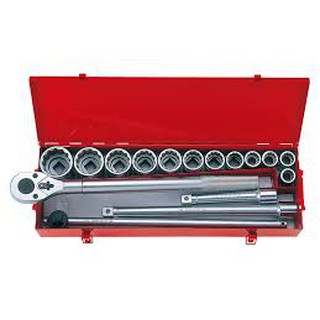 KINGTONY บล็อกชุด รู3/4" 12p 16ตัวชุด มิล socket set 6016MR ของแท้TAIWAN