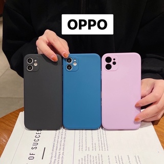เคสมือถือ  สีพื้น เคสพาสเทล รุ่น OPPO A52020 A92020 A3S A15 A54 RENO4 RENO5 F11 F9 A31 2020 เคสชิลิโคน #019
