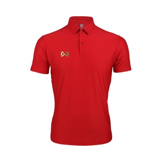 WARRIX เสื้อโปโลวอริกซ์ คลาสสิค เสื้อลำลอง Polo เนื้อผ้าผสม Spandex เฟล็กญี่ปุ่น 3D WARRIX V.2 (WA-PLA332)