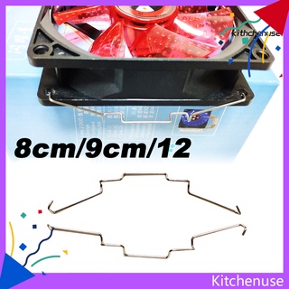 Kithchenuse พัดลมระบายความร้อน CPU แบบคลิปหนีบ ติดตั้งง่าย น้ําหนักเบา 1 คู่