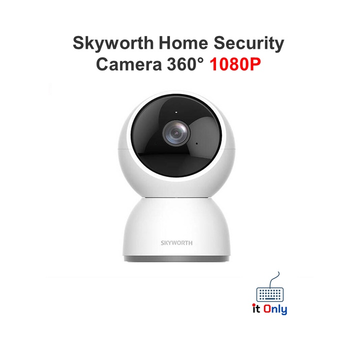 Skyworth Home Security Camera 360° 1080P กล้องวงจรปิด ไร้สาย WiFi IP Camera