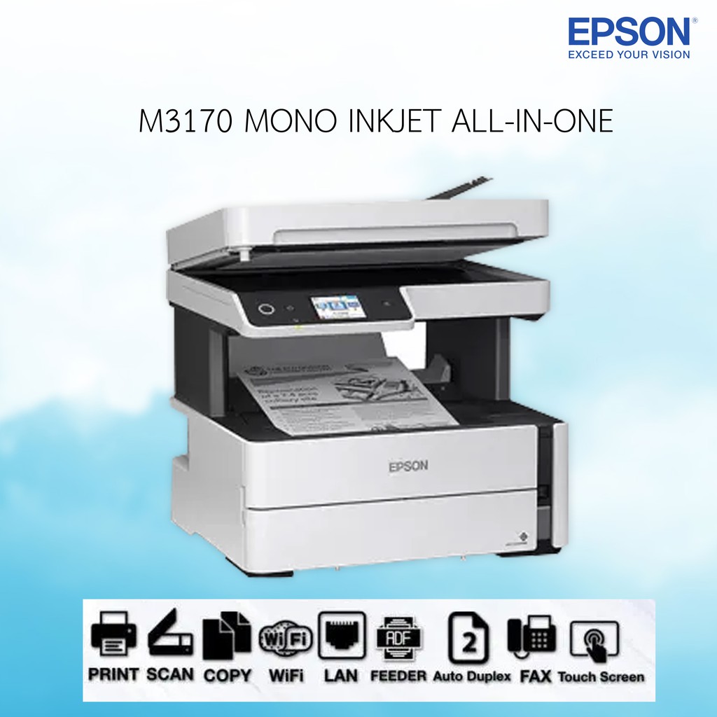 พริ้นเตอร์ EPSON M3170 MONO INKJET ALL-IN-ONE