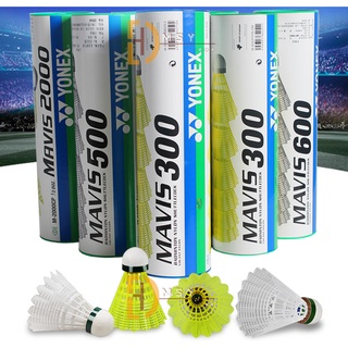 YONEX MAVIS 350 Badminton Nylon Shuttlecock ลูกแบดมินตัน ไนล่อน หลอดละ 6 ลูก