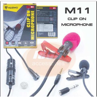 CLIP ON MICROPHONE M11 ไมค์เหน็บเสื้อ (กลุ่ม2)