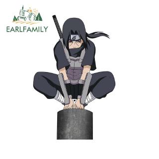 Earlfamily สติกเกอร์ ลายอนิเมะ Naruto ITACHI Anbu Akatsuki ITI Peeking 13 ซม. x 8.6 ซม. แฟชั่น สําหรับติดตกแต่งรถยนต์ 5 แบบ