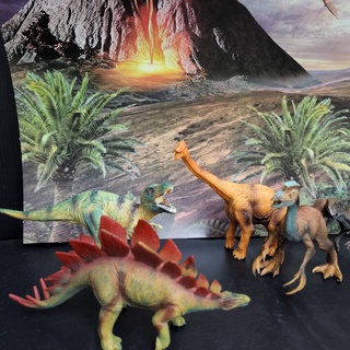 โมเดลโลกไดโนเสาร์ Dinosaur King World จำลองโลกยุค Jurassic ประกอบด้วยวิวทิวทัศน์ดึกดำบรรพ์ และ หุ่นไดโนเสาร์พันธ์ต่างๆ