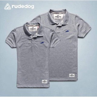 rudedog เสื้อโปโล ชาย หญิง  รุ่น champion สีเทาอ่อน