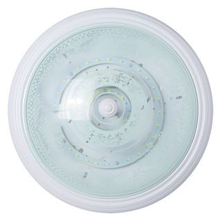 Ceiling lamp CEILING LAMP LED ELEKTRA 01 18W DL WH 16" Interior lamp Light bulb โคมไฟเพดาน ไฟเพดาน LED ELEKTRA 01 18 วัต