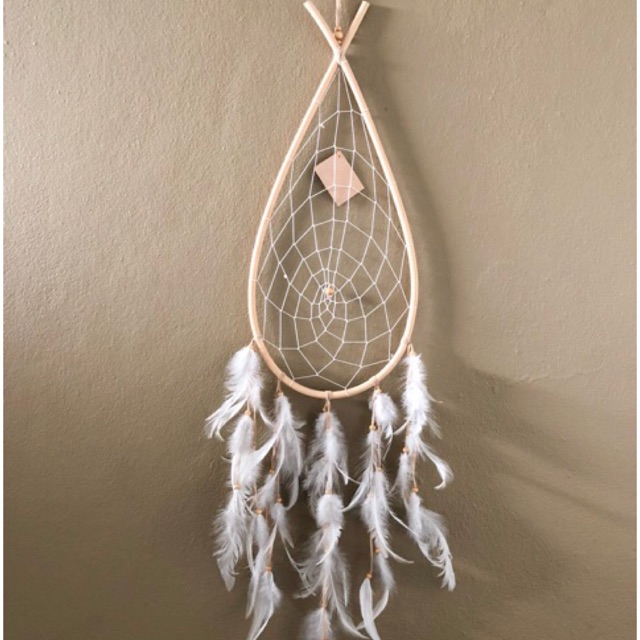 Dream Catcher ตาข่ายดักฝัน งาน Handmade natural ตกแต่งบ้าน โมบาย