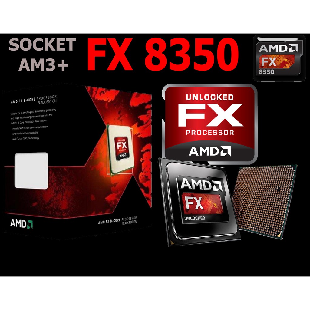 CPU AMD FX 8350 (Socket AM3+) มือสอง พร้อมส่ง ส่งเร็วมาก!!! [[[แถมซิลิโคนหลอด พร้อมไม้ทา]]]