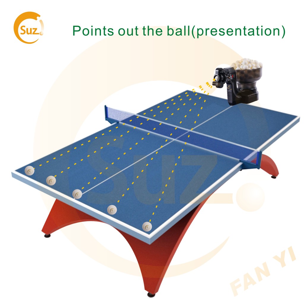 SUZS101 Table tennis ball machine Table Tennis Robots Automatic Ball