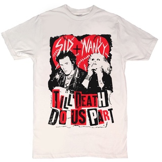 เสื้อยืด พิมพ์ลาย Seditonaries Sid And Nancy Till Death Do Us สําหรับผู้ชาย