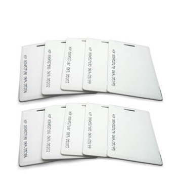 บัตร Longer หนา 1.8มม. สำหรับหัวอ่านบัตร HIP CMXF100 CMXF110 ใช้กับไม้กั้นระยะอ่านบัตร 50 ซม. แพคละ 