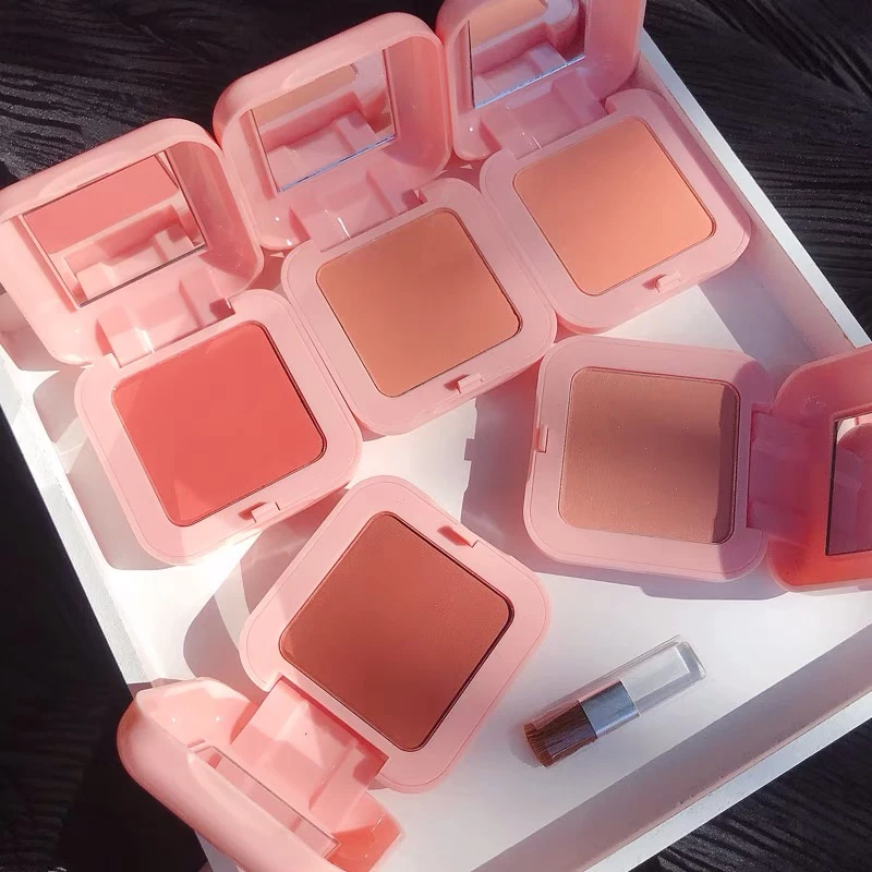 Lameila 3042 บลัชออนปัดแก้ม โทนส้มพีช-ชมพูพีช เนื้อดี thumbnail 10