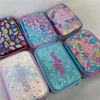 กล่องใส่ดินสอ 2 ชั้น Smiggle ของออสเตรเลีย กล่องเก็บเครื่องเขียนเอนกประสงค์