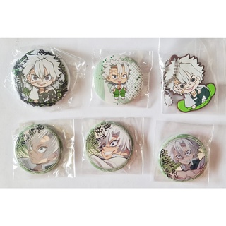 ของสะสมอนิเมะจาก เรื่อง Demon Slayer Kimetsu no Yaiba Sanemi Can Badge Keychain Acrylic stand etc x 6 ลิขสิทธิ์แท้ japan