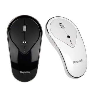Razeak RWM-535 เมาส์ไร้สาย Wireless Mouse Charger สีขาว-ดำ