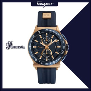 [ของแท้] Ferragamo นาฬิกาข้อมือ ผู้ชาย รุ่น FERRAGAMO FFJ02-0017 FM1898 SPORT D/BLUE RUBBER paurasia ปอเรเซีย