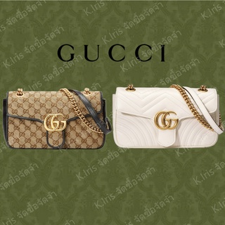 Gucci /GG Marmont Series Quilted Mini Small / กระเป๋าสะพาย /