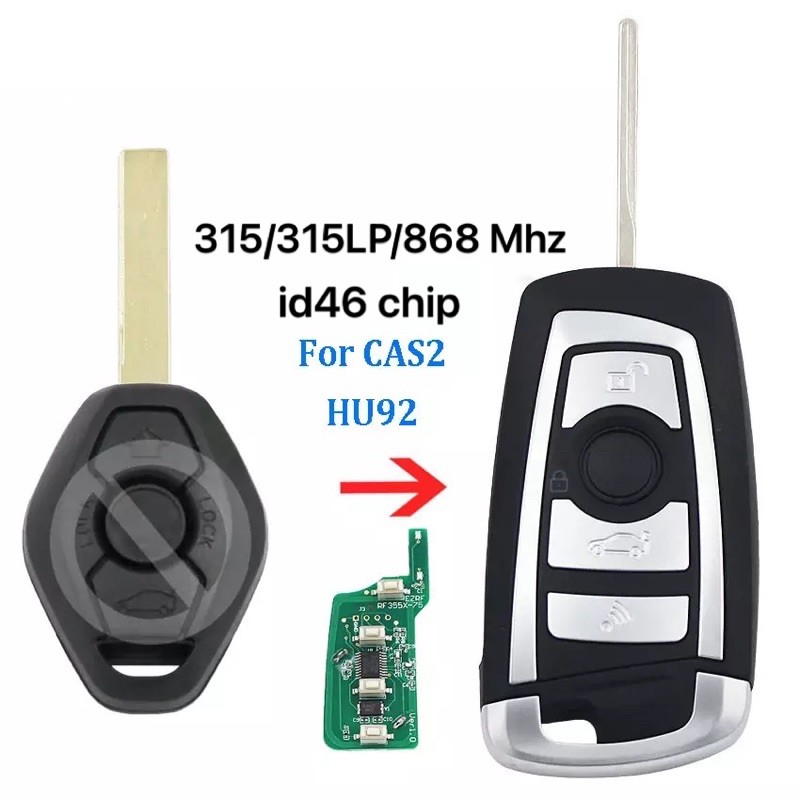 กุญแจ E60 E63 E64 Modified Remote Key 315Mhz 315LP 868Mhz with ...