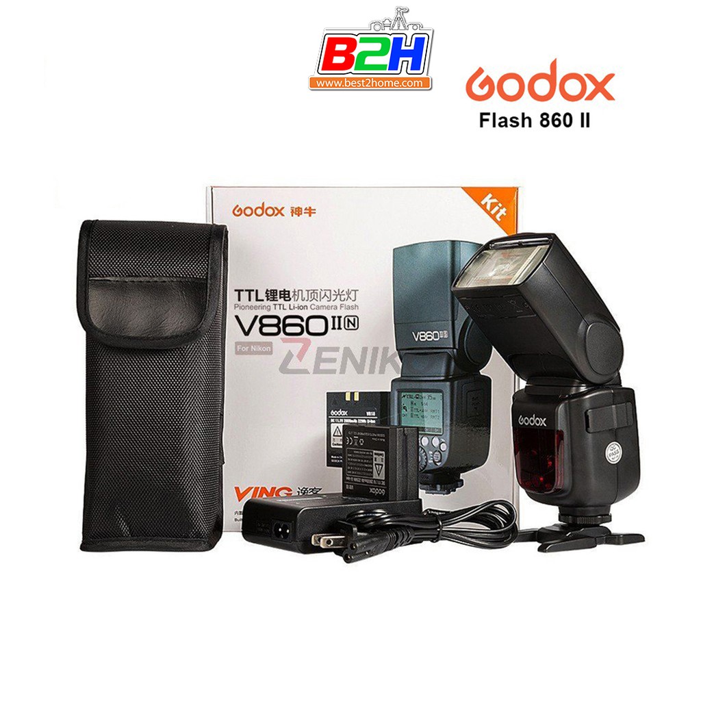 GODOX FLASH V860II TTL HSS SPEEDLITE แฟลช รับประกันศูนย์ 2 ปี ...