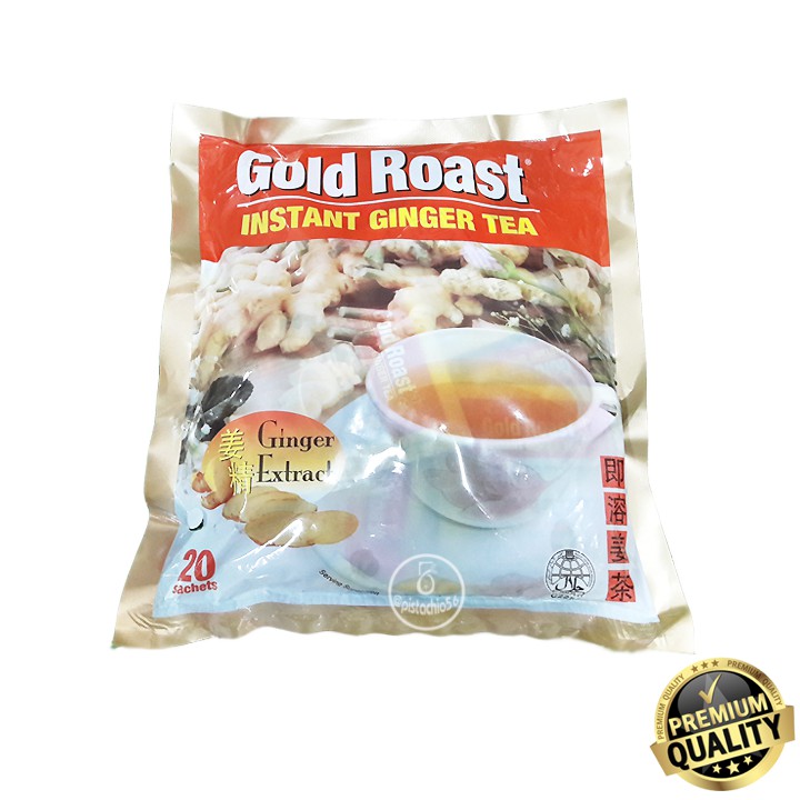 [สิงคโปร์] น้ำขิงผงสำเร็จรูป ชาขิงชงพร้อมดื่ม Gold Roast Instant Ginger