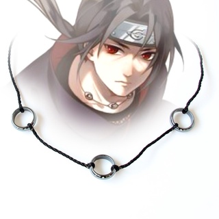 สร้อยคอคอสเพลย์ การ์ตูนนารูโตะ Uchiha Itachi สามห่วง อุปกรณ์ประกอบฉาก