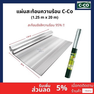 C-COแผ่นสะท้อนความร้อน ใต้หลังคา ขนาด 1.25x20ม. ของเเท้ 100%